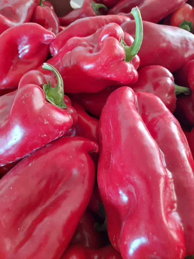 Hrpa crvenih paprika