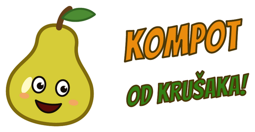 Naljepnica: Kompot od krušaka